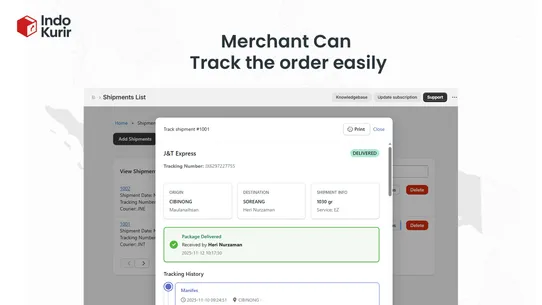 IndoKurir ‑ Indonesia Shipping screenshot