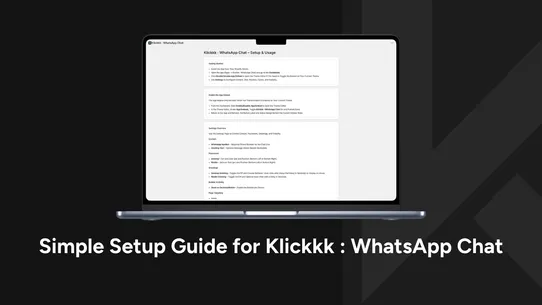 Klickkk : WhatsApp Chat screenshot