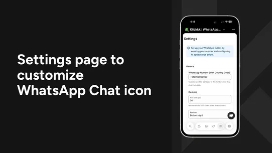 Klickkk : WhatsApp Chat screenshot