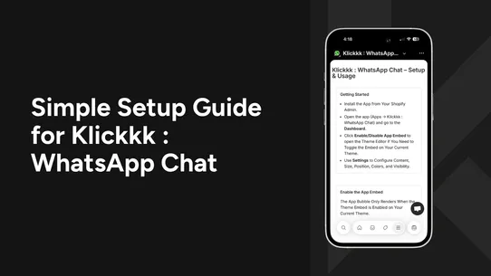 Klickkk : WhatsApp Chat screenshot