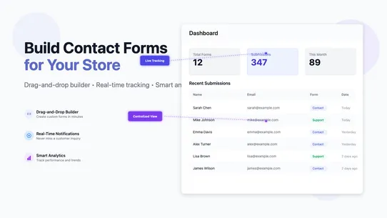 Infinity Contact Forms screenshot