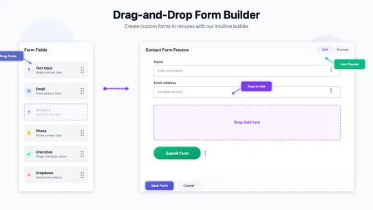 Infinity Contact Forms screenshot