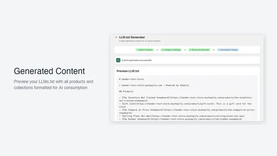 LLMs.txt Generator‑AI Traffic screenshot