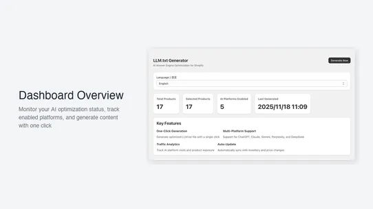 LLMs.txt Generator‑AI Traffic screenshot