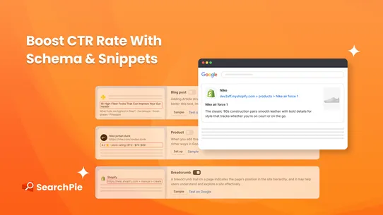 SearchPie: SEO, Speed &amp; Schema screenshot