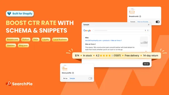 SearchPie: SEO, Speed &amp; Schema screenshot