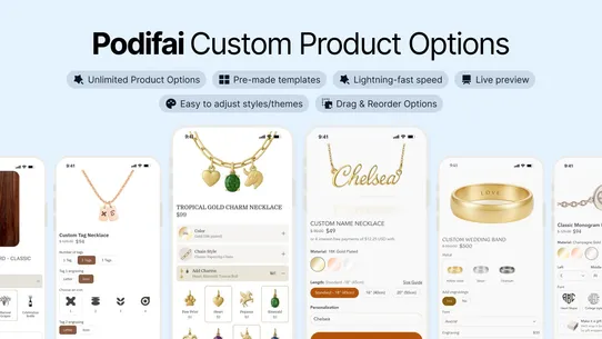 Podifai Product Customizer screenshot
