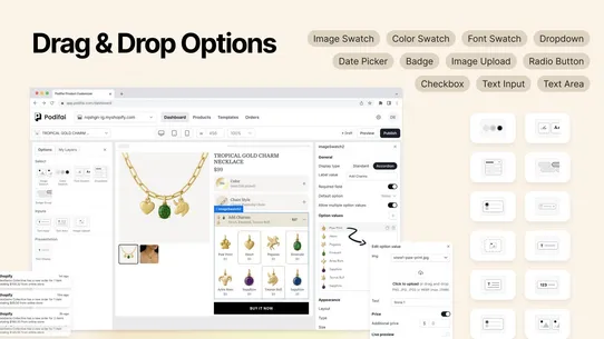 Podifai Product Customizer screenshot