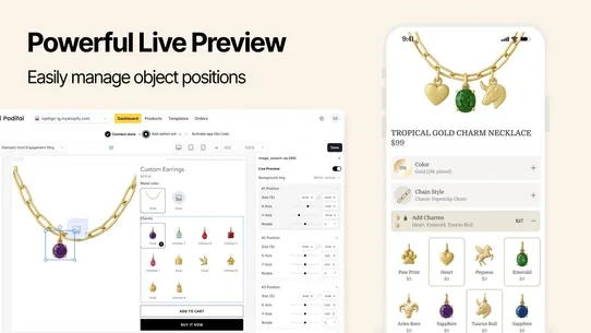 Podifai Product Customizer screenshot