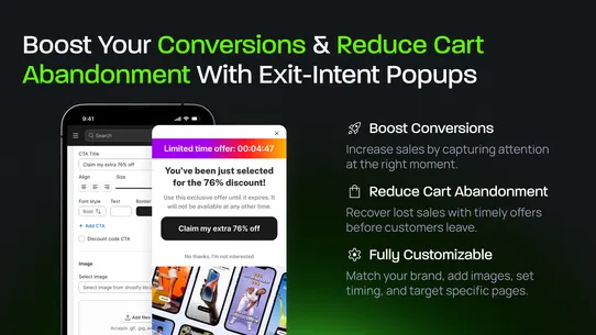 JumboBros Exit &amp; Email Pop Ups screenshot