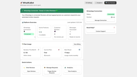 WhatKaBot: WhatsApp Reviews screenshot