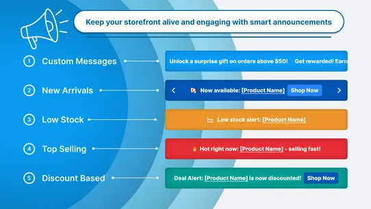 Voidek ‑ Announcementbar screenshot