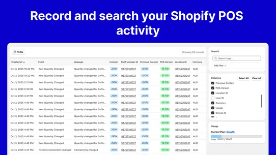 POS Analytics and Reports screenshot