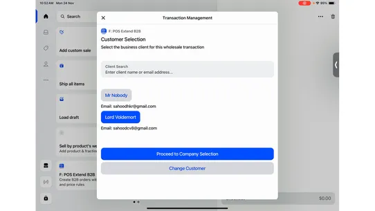F: POS Extend B2B screenshot