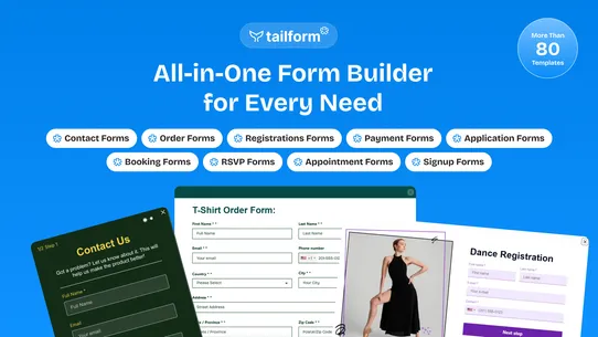 T: Form Builder + Product Quiz screenshot