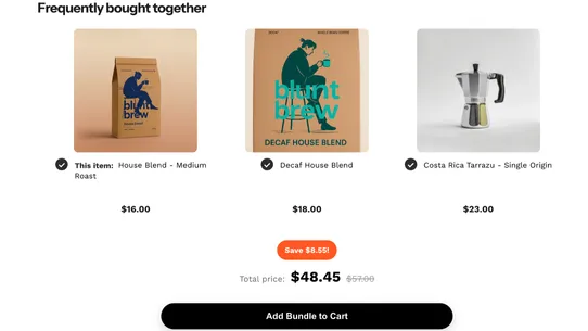 Cart Uplift: AI Upsells &amp; FBT screenshot