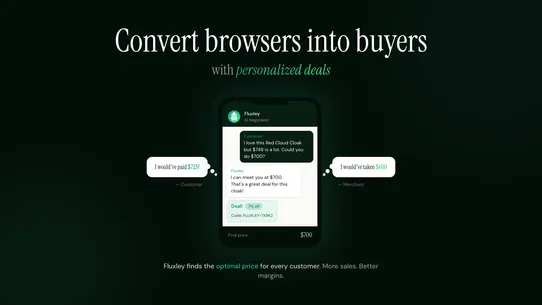 Fluxley: AI Make an Offer screenshot