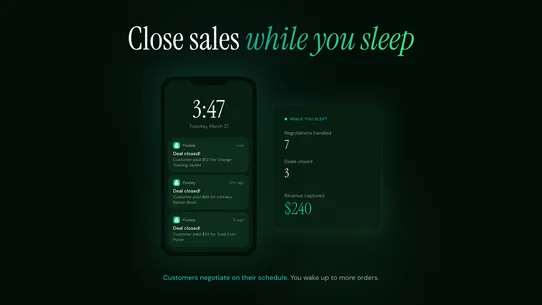 Fluxley: AI Make an Offer screenshot