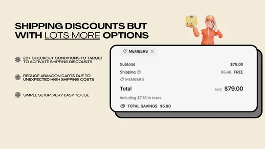 Adlevate Shipping Discounts screenshot