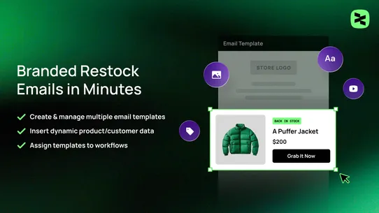 XFlow Back in Stock Automation screenshot