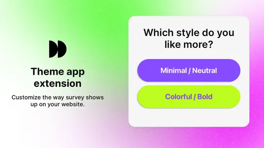 Simple Product Quiz Survey screenshot