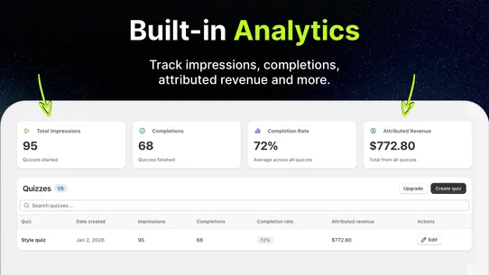 Quizza: Product Quiz Builder screenshot