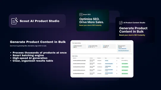 Scout AI Product Studio screenshot