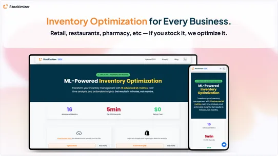 Stockimizer screenshot