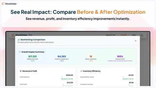 Stockimizer screenshot