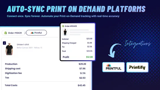 SYNCOST: Profit Analytics screenshot