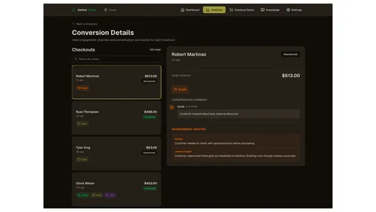 Intelligent Checkout Agent screenshot