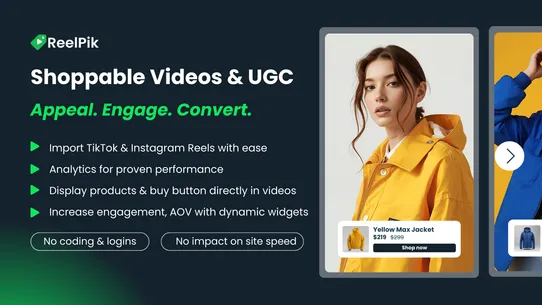 ReelPik Shoppable Videos &amp; UGC screenshot