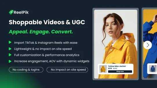 ReelPik Shoppable Videos &amp; UGC screenshot