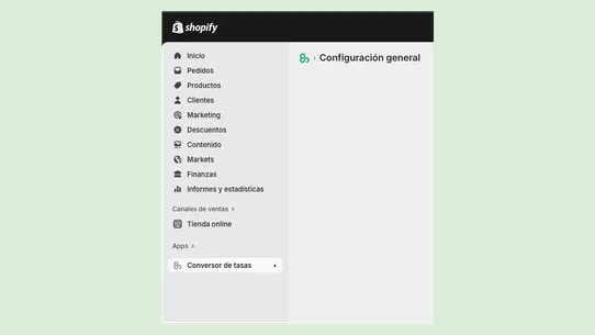 Conversor de tasas screenshot