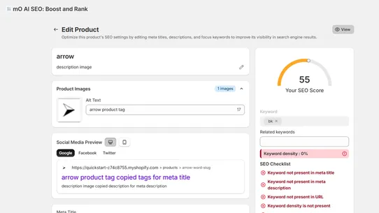 mO AI SEO: Boost and Rank screenshot