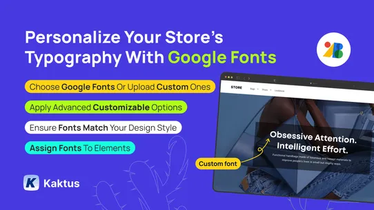 K: Google Fonts screenshot
