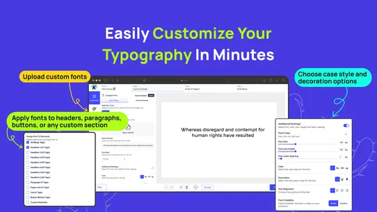K: Google Fonts screenshot