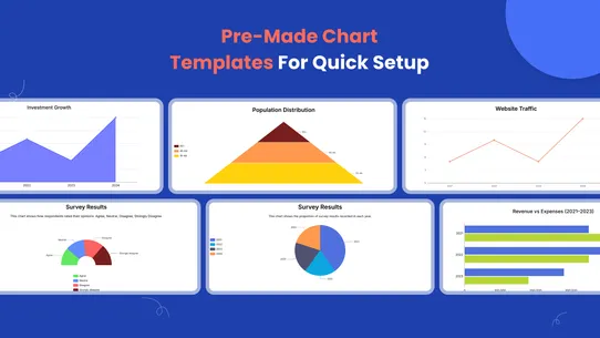 GA: Graph &amp; Charts + AI screenshot