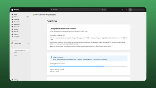 Patron: Round Up Donations screenshot