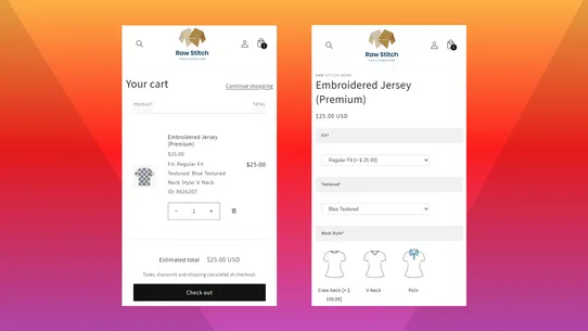 CT Infinite Product Options screenshot