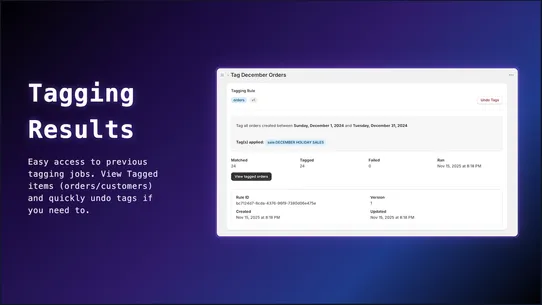 Retrotagger screenshot