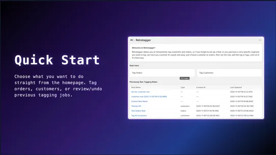 Retrotagger screenshot