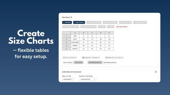 Fitfolio Size Recommender screenshot
