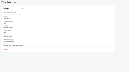 VitalityNode Pet Connector screenshot