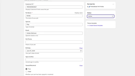 VitalityNode Pet Connector screenshot