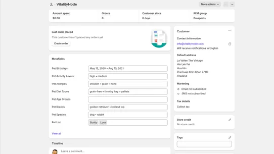 VitalityNode Pet Connector screenshot