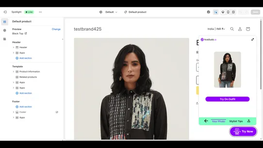 Stylebuddy‑VirtualTryOn screenshot