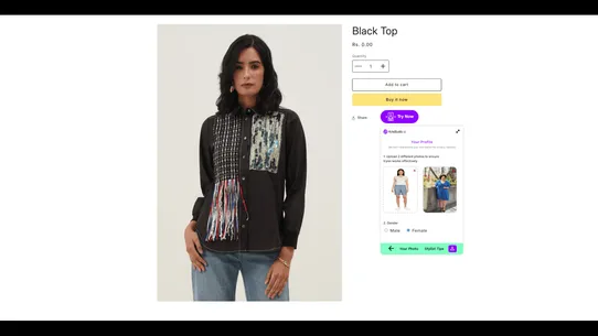 Stylebuddy‑VirtualTryOn screenshot