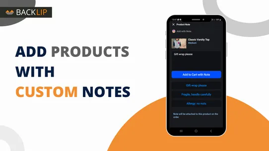 BL POS Quick Note screenshot