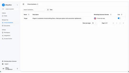 bKlug AI for WhatsApp Commerce screenshot